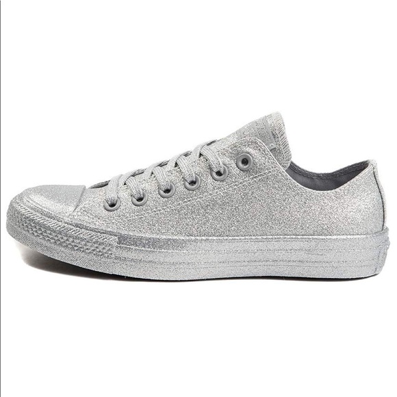 Converse Chuck Taylor All Star Silver Sneakers - Picture 8 of 8
